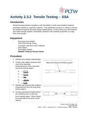 2.3.2 tensile testing sim answer key|Laura Buckles Activity 2.3.2 Tensile Testing SIM .